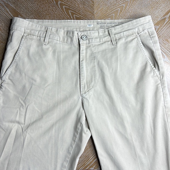 AG ADRIANO GOLDSCHMEID Supply Standard Issue Khaki-Straight Leg Twill Pant - Picture 2 of 8